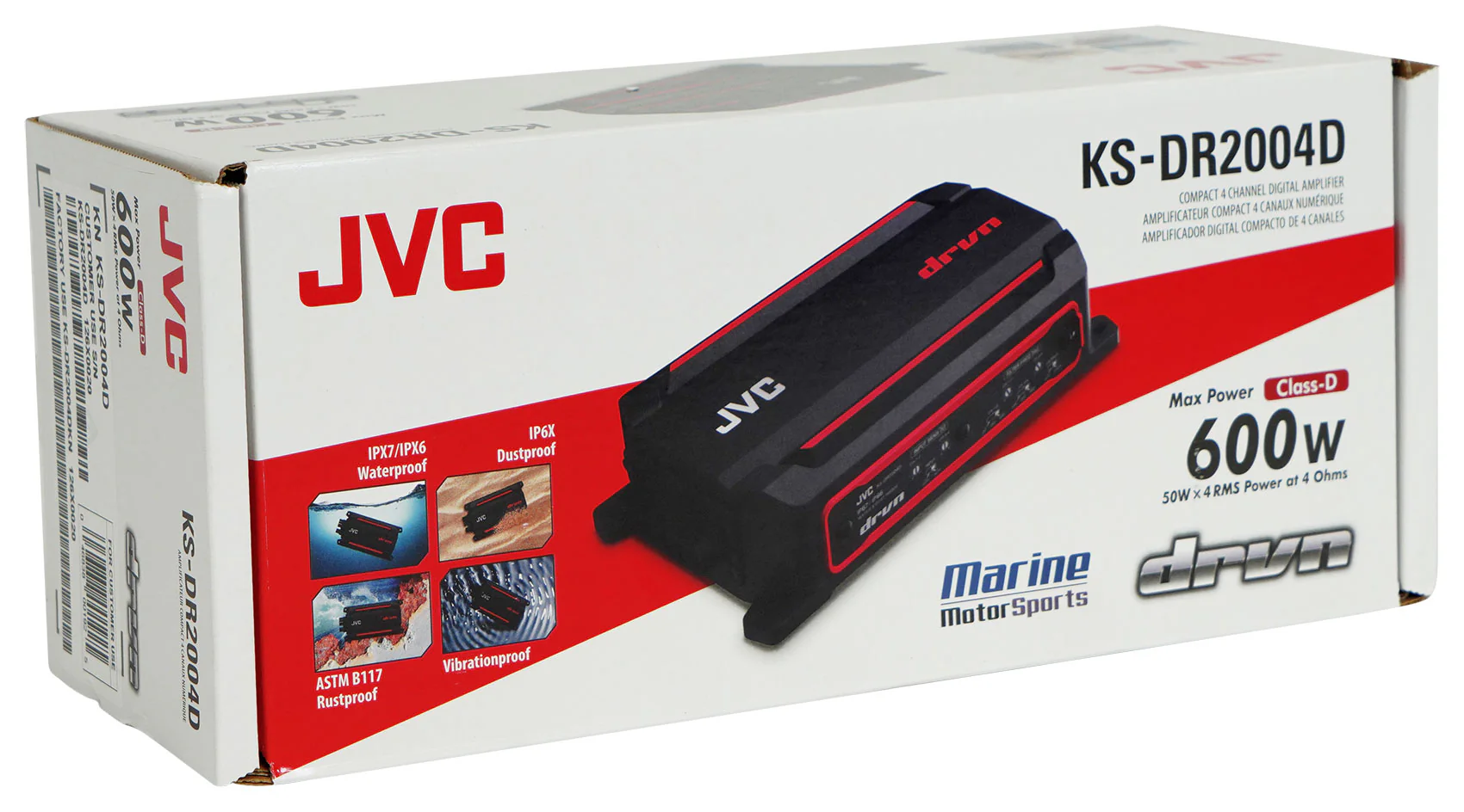 JVC KS-DR2004D 4-Ch. ATV/UTV Amplifier+(4) Tower Speakers+Bluetooth Controller - Image 17