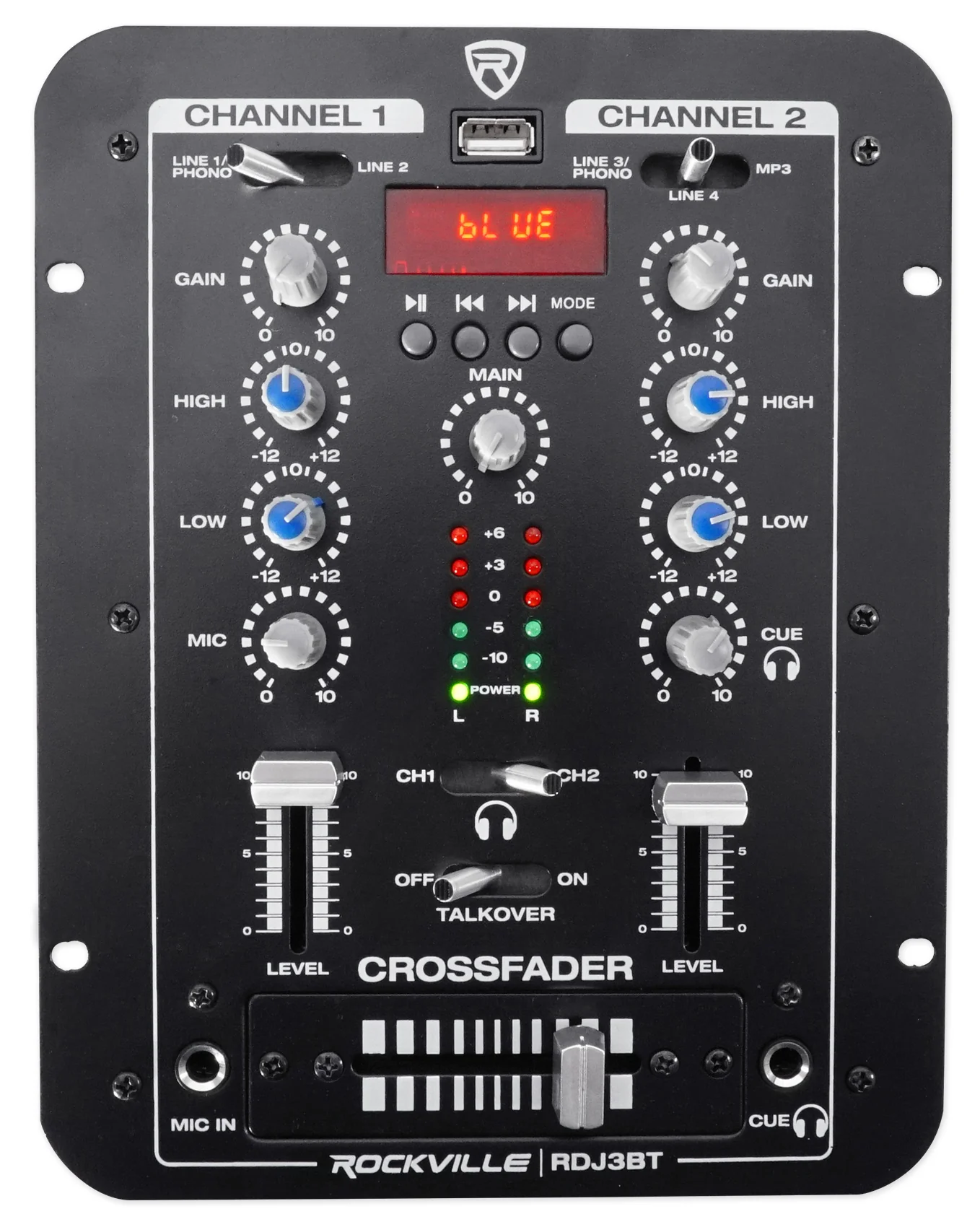 DJ Package w/ (2) Dual 15" 1800 Watt LED Speakers+Amplifier+Mixer+Mic+Headphones - Image 10