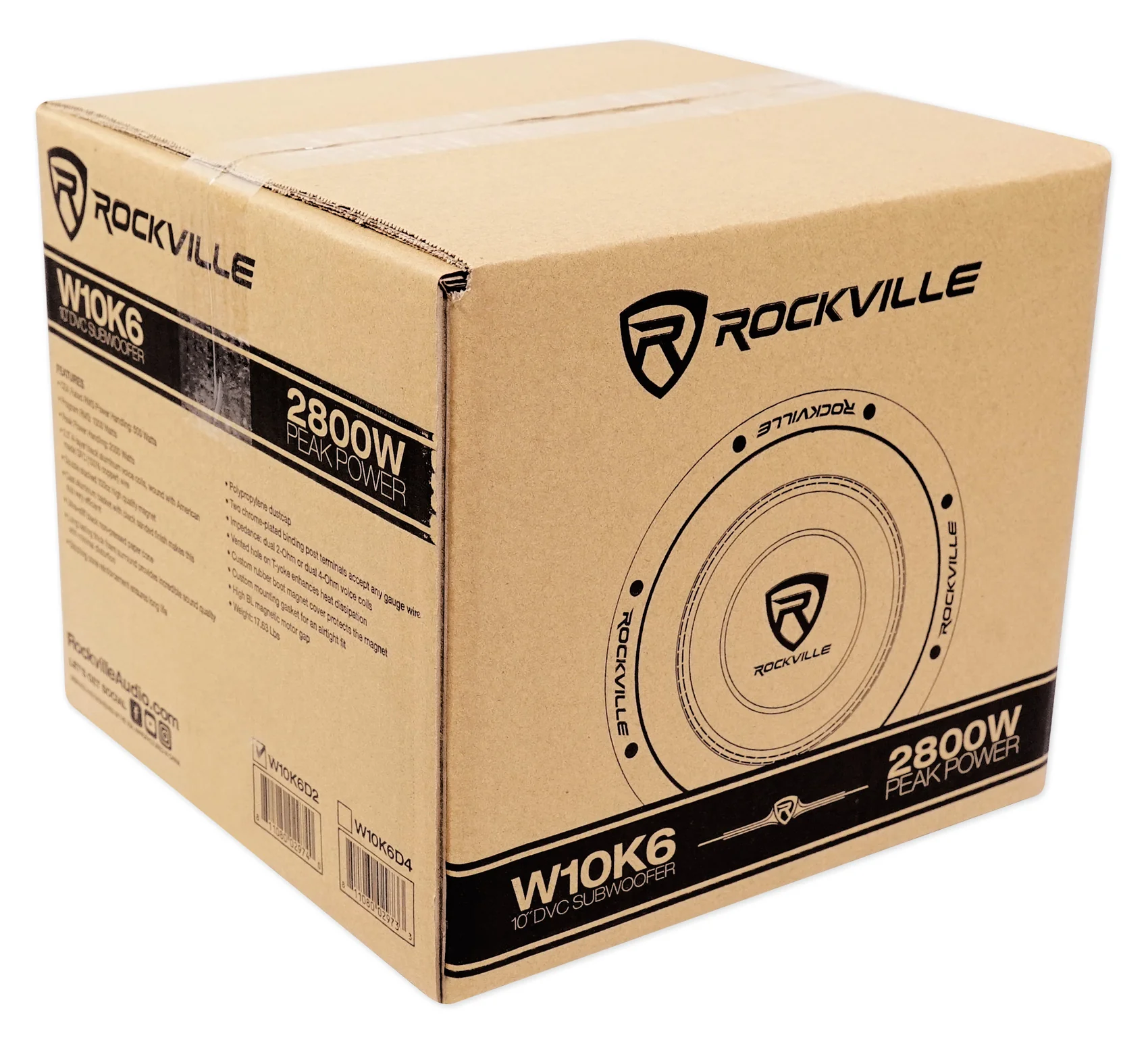 W10 K6 Series 10" Subwoofers 2-Pack + dB14 Amplifier Bundle - Image 10