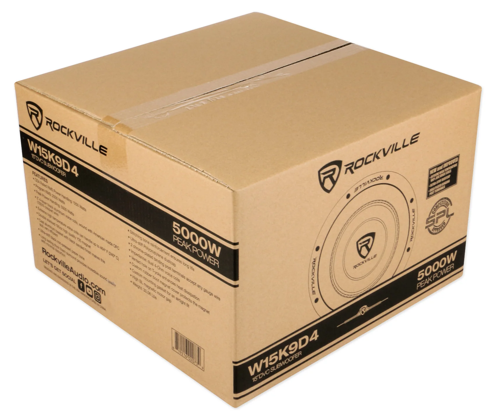 K9 Series 15" D4 Subwoofer 2-Pack + Dual 15" Sealed Enclosure Bundle - Image 9