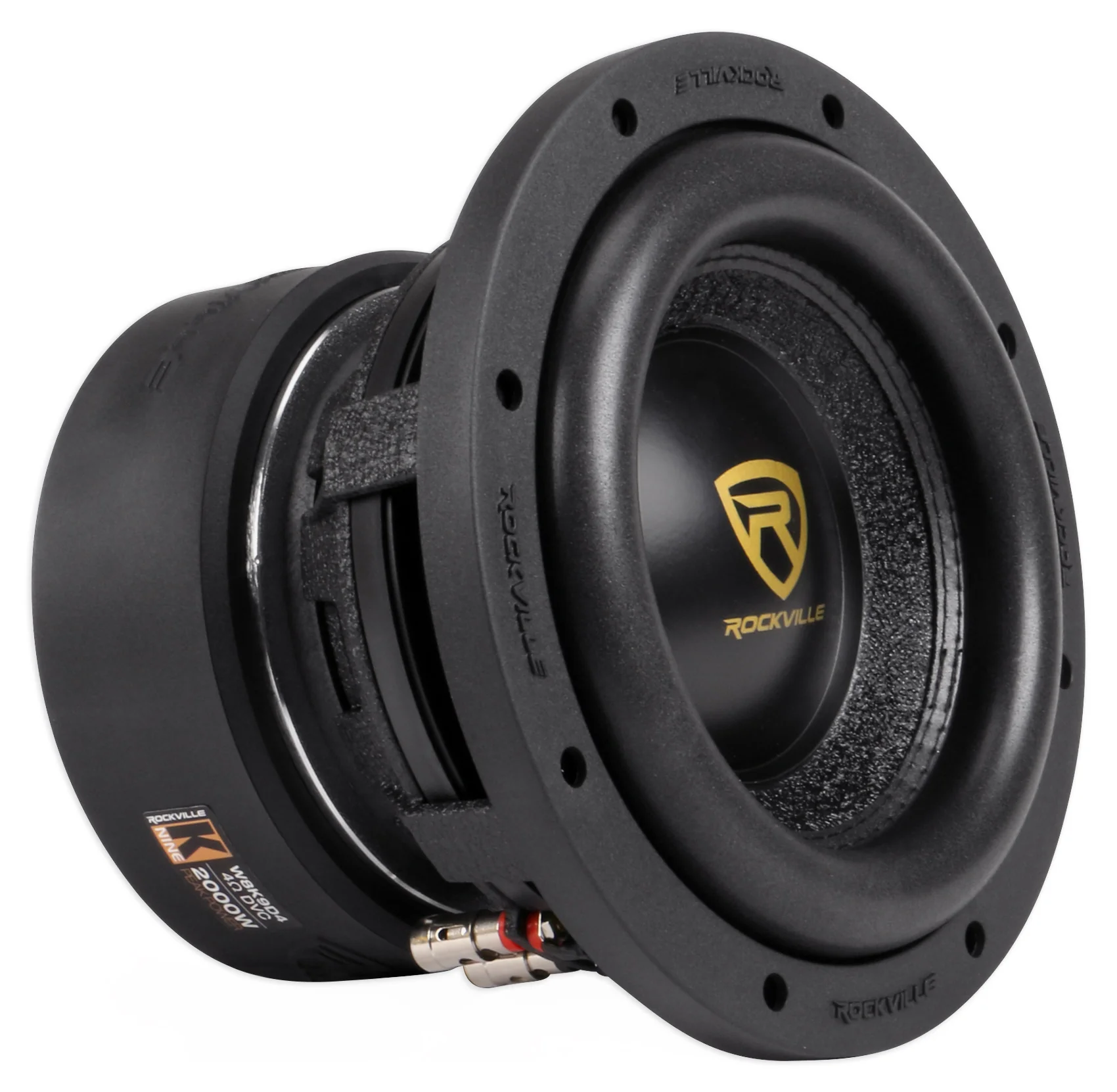 Rockville 8" Subwoofers 2-Pack + KRYPTON-M3 Mono Amplifier Bundle - Image 6