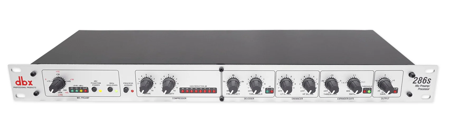 DBX 286S Microphone Mic Pre-Amp Processor 286 S, Phantom Power+Condenser Mic - Image 3