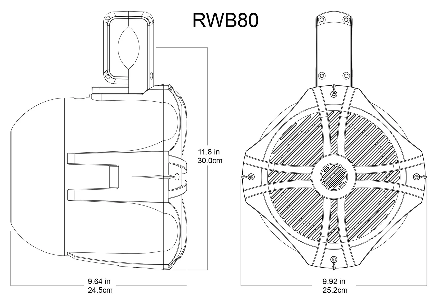 RWB90 Black 6-Pack + DBM65 Marine Amplifier Bundle - Image 16