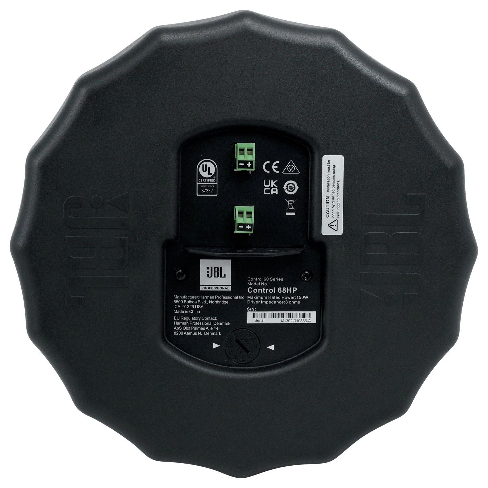 (8) JBL CONTROL 68HP 70v Commercial 8" Hanging Pendant Speakers+Bluetooth Amp - Image 12