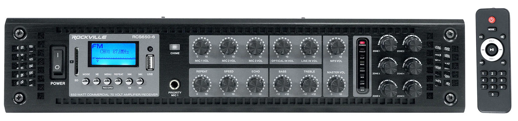 (8) JBL GSF6-TN 6.5" Landscape Ground Stake 70v Commercial Speakers+12" Sub+Amp - Image 2