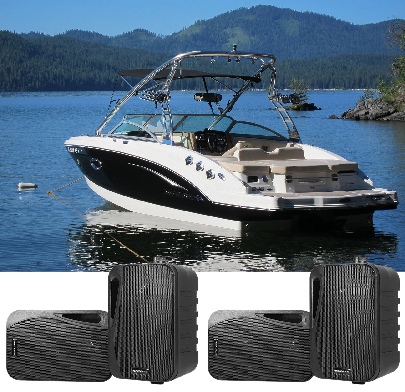 HP4S BK Boat 2-Pair