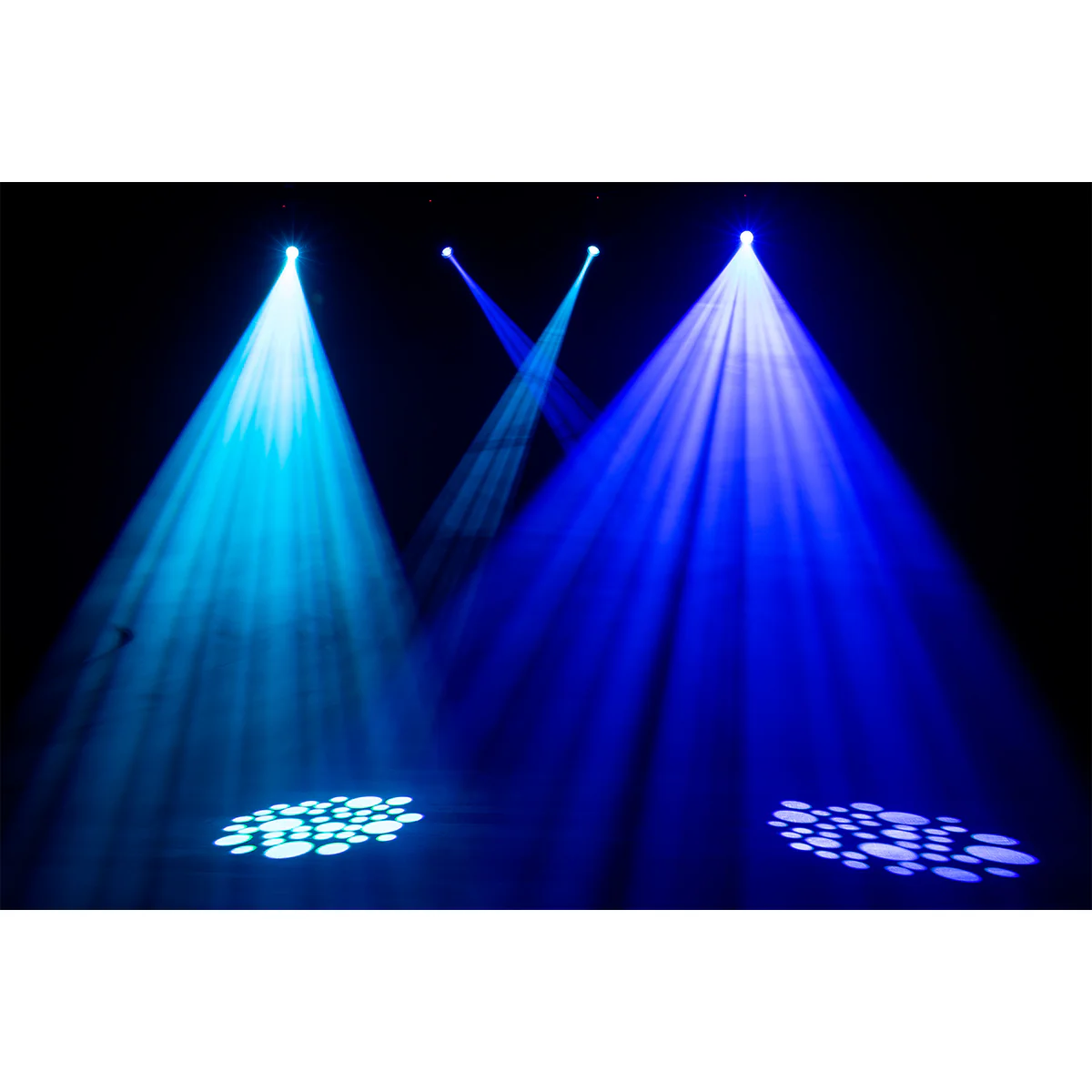 (4) Eliminator Stinger Spot 30 White LED Moving Head Lights+DMX Control+Fogger - Image 33