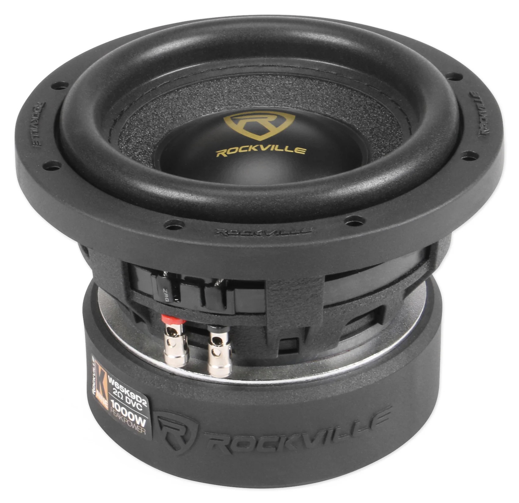 Rockville W65K9D2 4-Pack + KRYPTON-M3 Amp + RWK4CU + REC130 Bundle - Image 22
