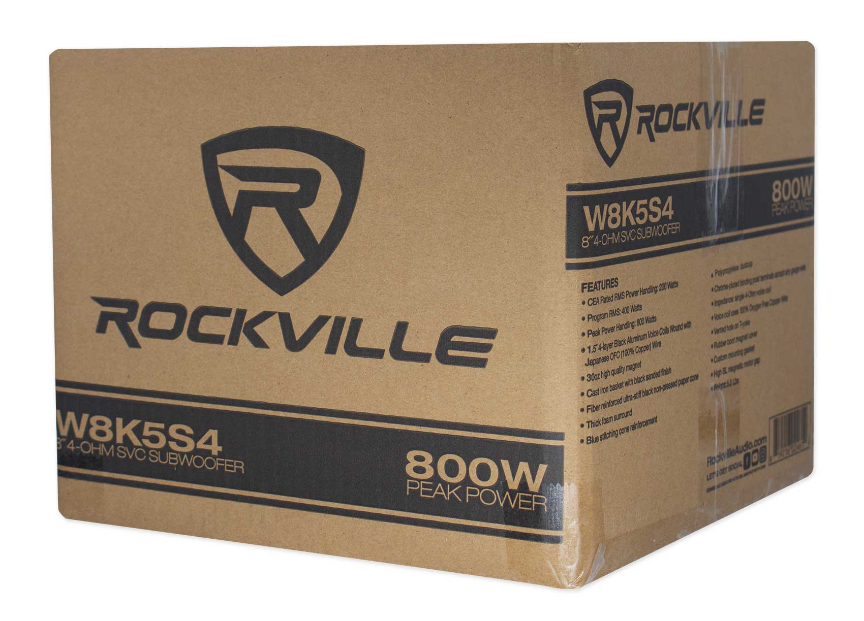 Rockville W8K5S4 4-Pack + REC120 Quad 8 Enclosure Bundle - Image 18