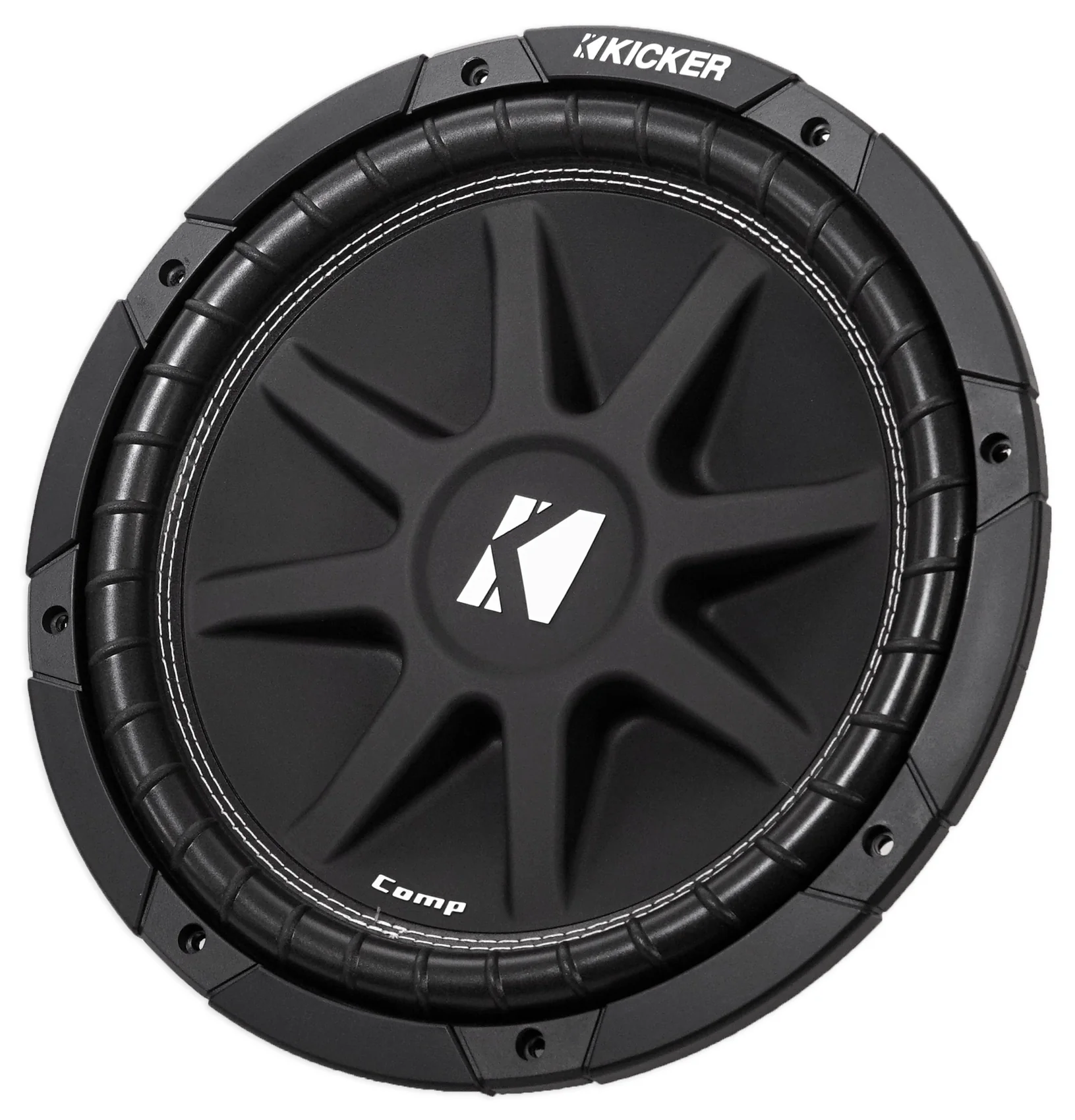 KICKER 43C124 Comp 12" 300 Watt SVC 4-Ohm Car Subwoofer Sub+Amplifier+Amp Kit - Image 4
