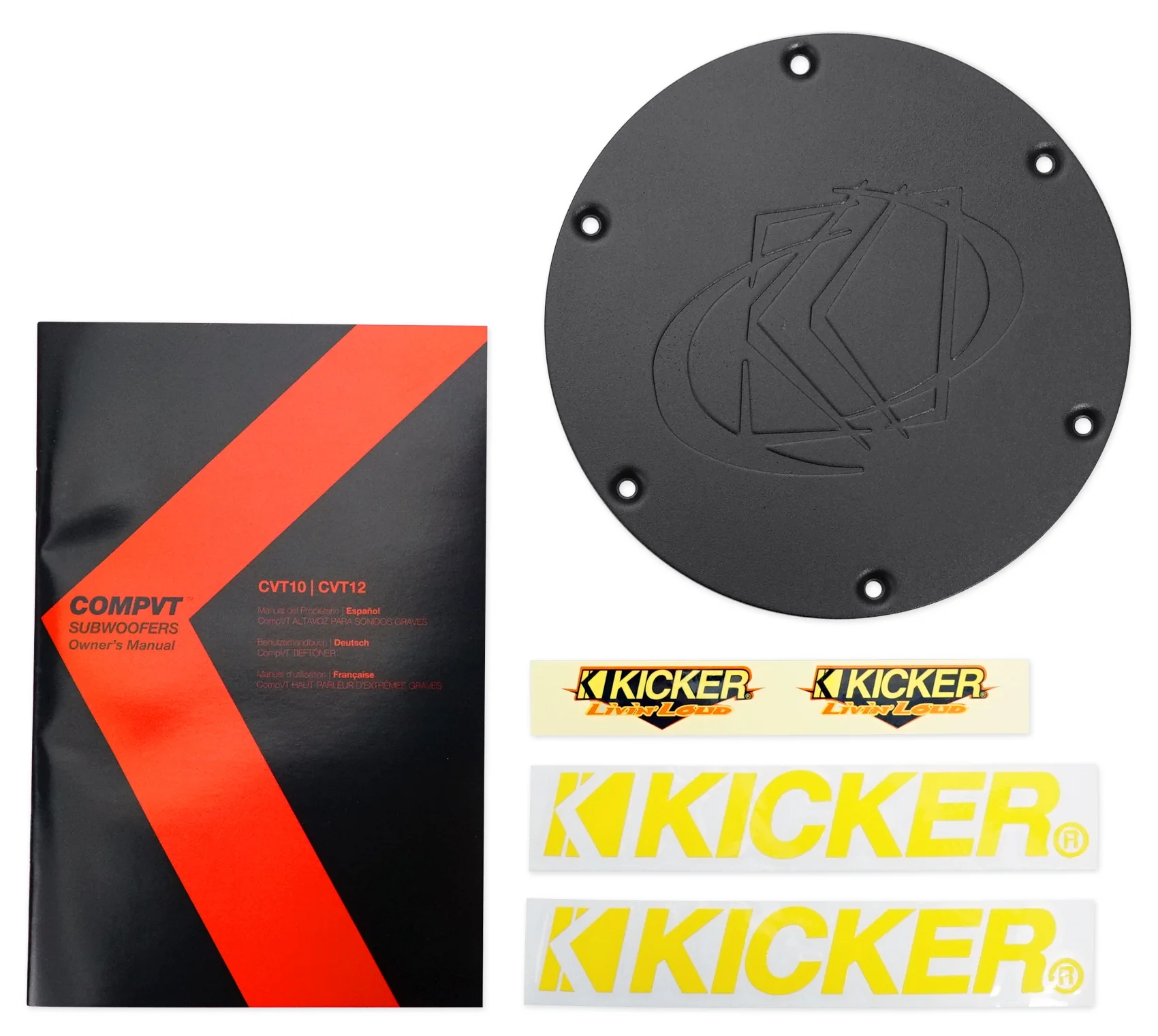 Kicker 43CVT124 COMPVT 12" 800 Watt Car Subwoofer + Vented Sub Box Enclosure - Image 9