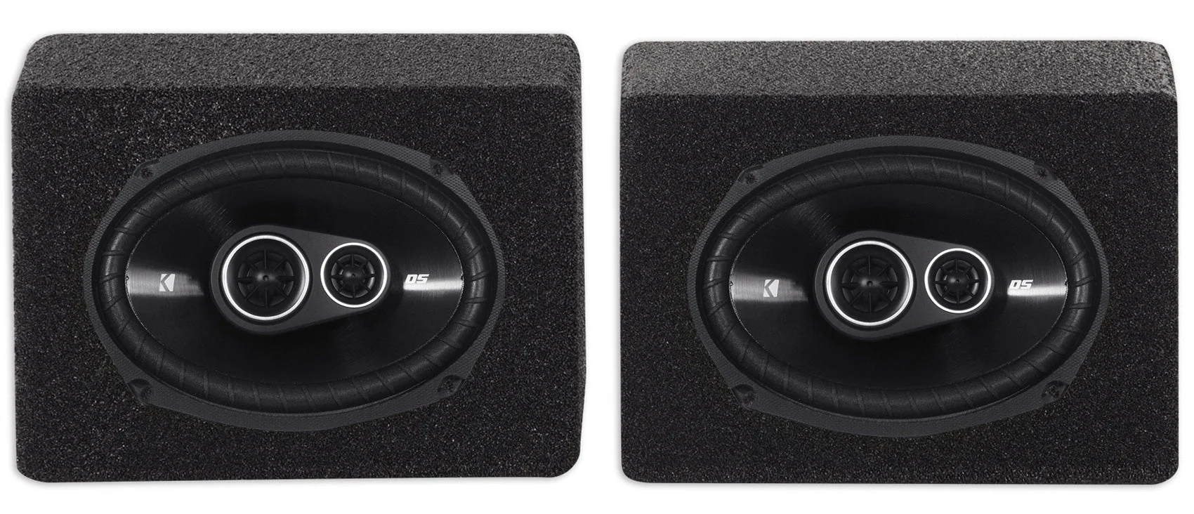 (2) Kicker 43DSC69304 DSC6930 6x9 360w 3-Way Car Speakers+(2) Enclosures DS693 - Image 2