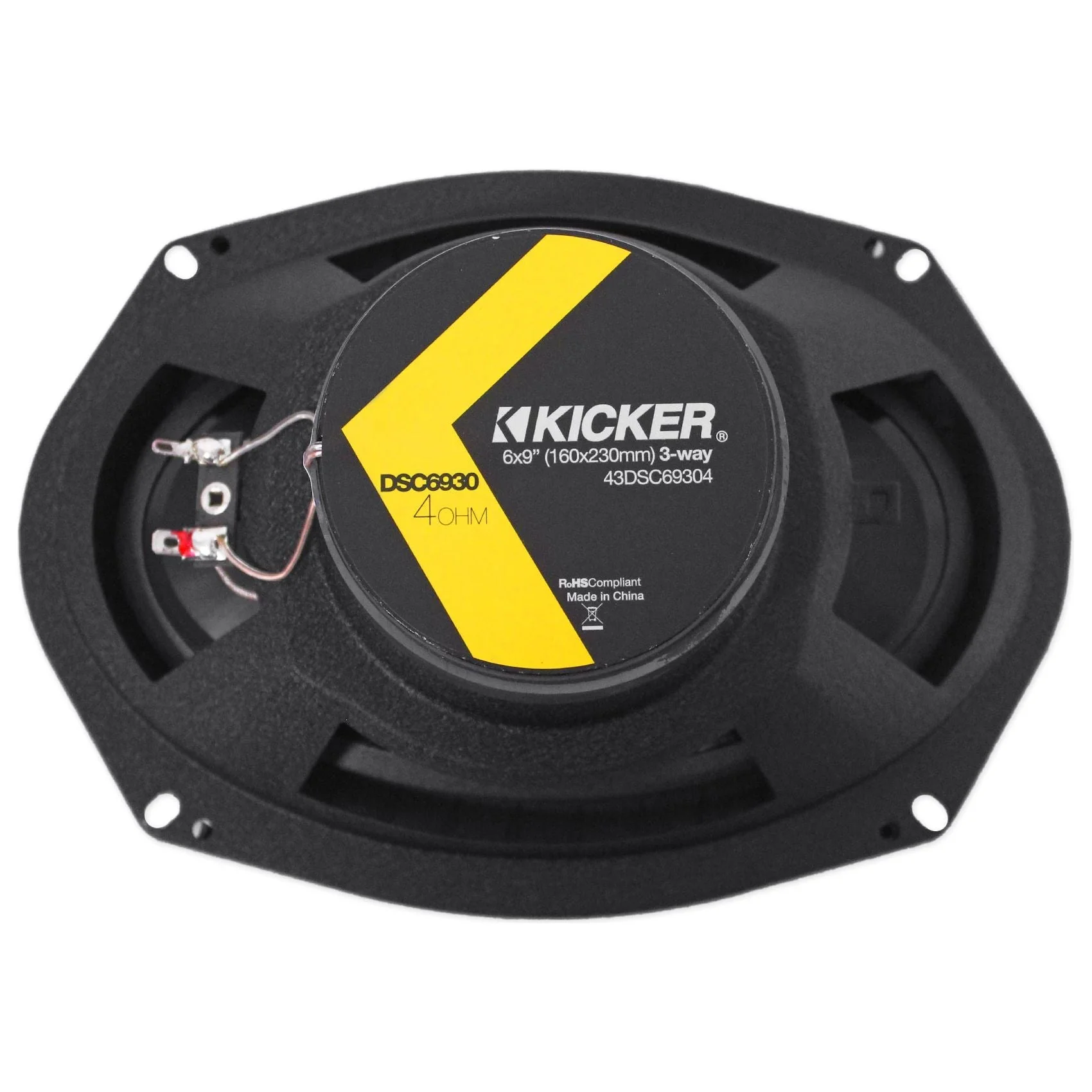 (2) Kicker 43DSC69304 DSC6930 6x9 360w 3-Way Car Speakers+(2) Enclosures DS693 - Image 9
