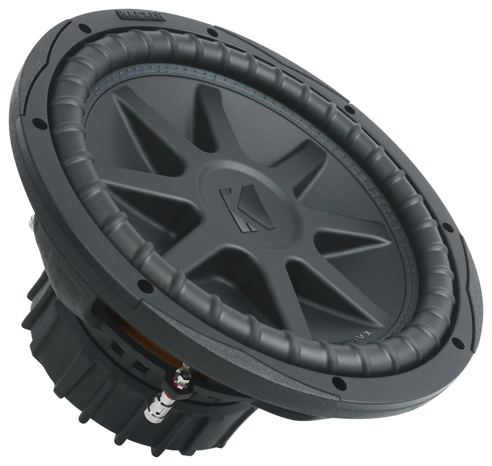 Kicker 50CVX122 CVX 12" Comp VX 750w RMS Car Subwoofer+Mono Amplifier+Amp Kit - Image 3