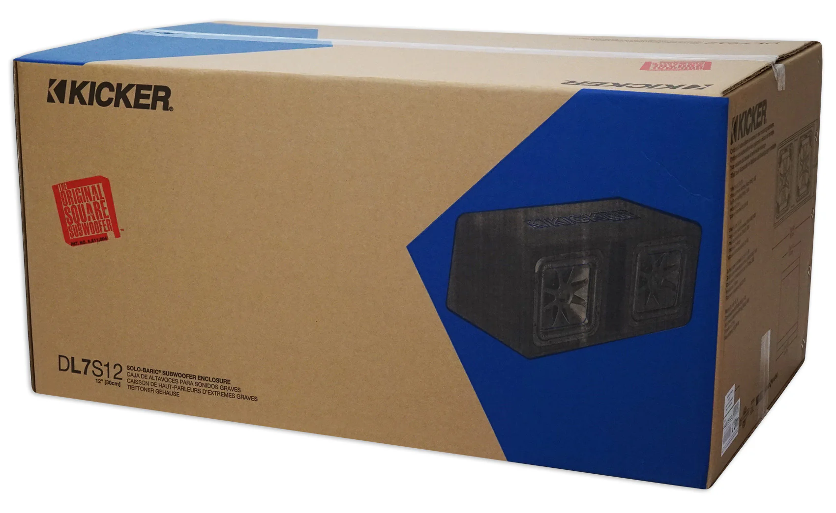 Kicker 44DL7S122 Dual 12" 3000w L7 Solo-Baric L7S Loaded Sub Enclosure 44L7S122 [Open Box] - Image 9
