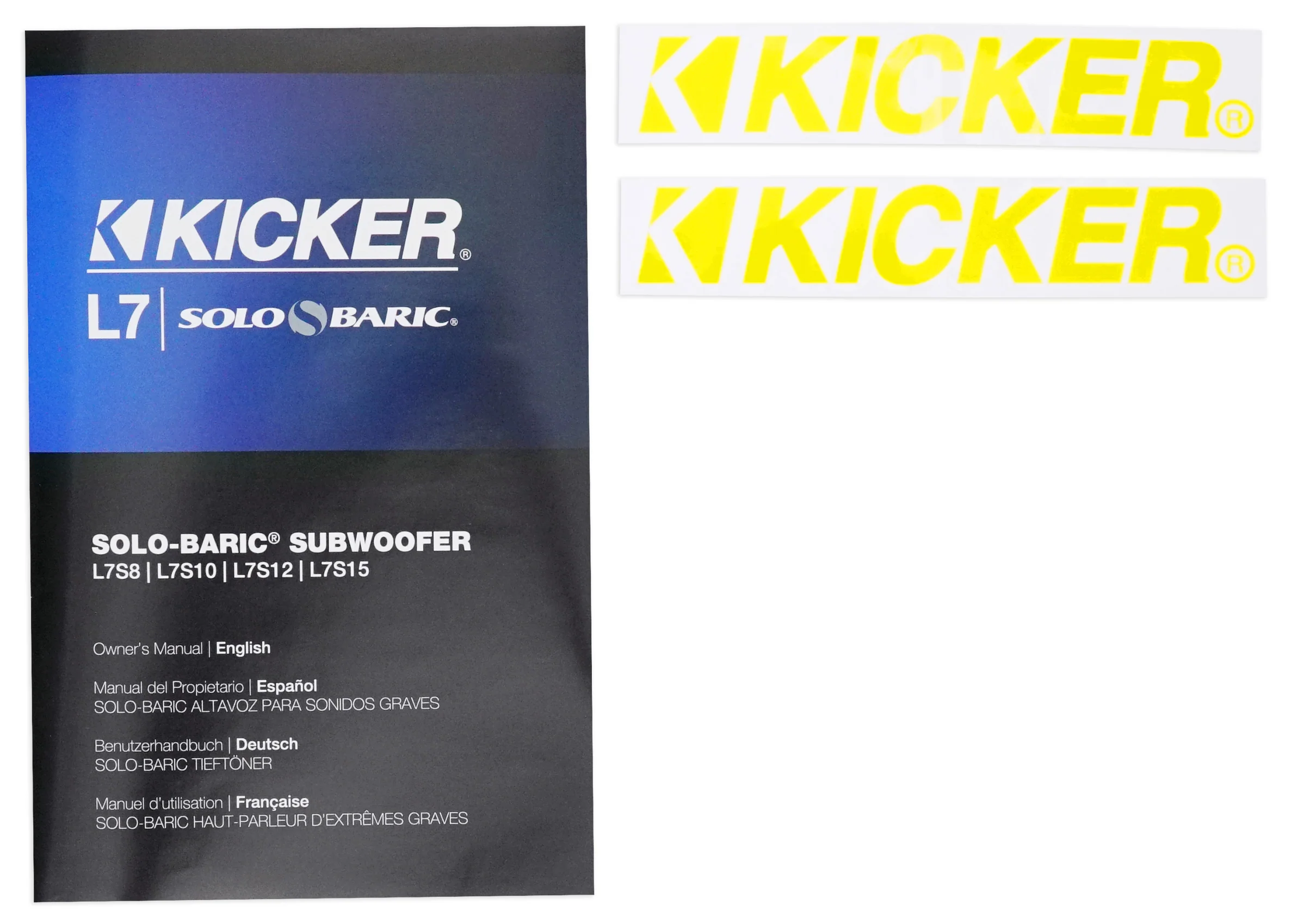 Kicker L7S124 12" Solo Baric L7S Car Subwoofer+Vented Sub Box 44L7S12-4 - Image 8