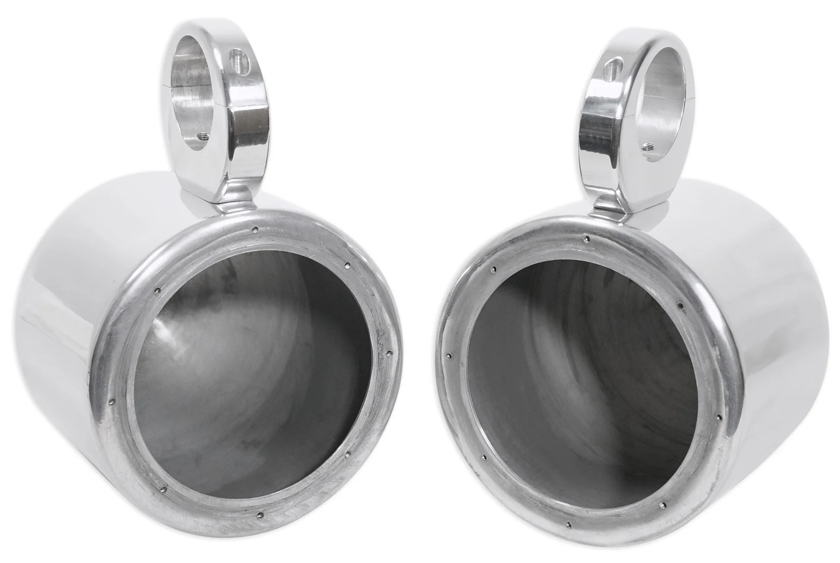 Pair KICKER 45KM654L 6.5" 390w Silver Marine Wakeboard Tower LED Boat Speakers - Image 12