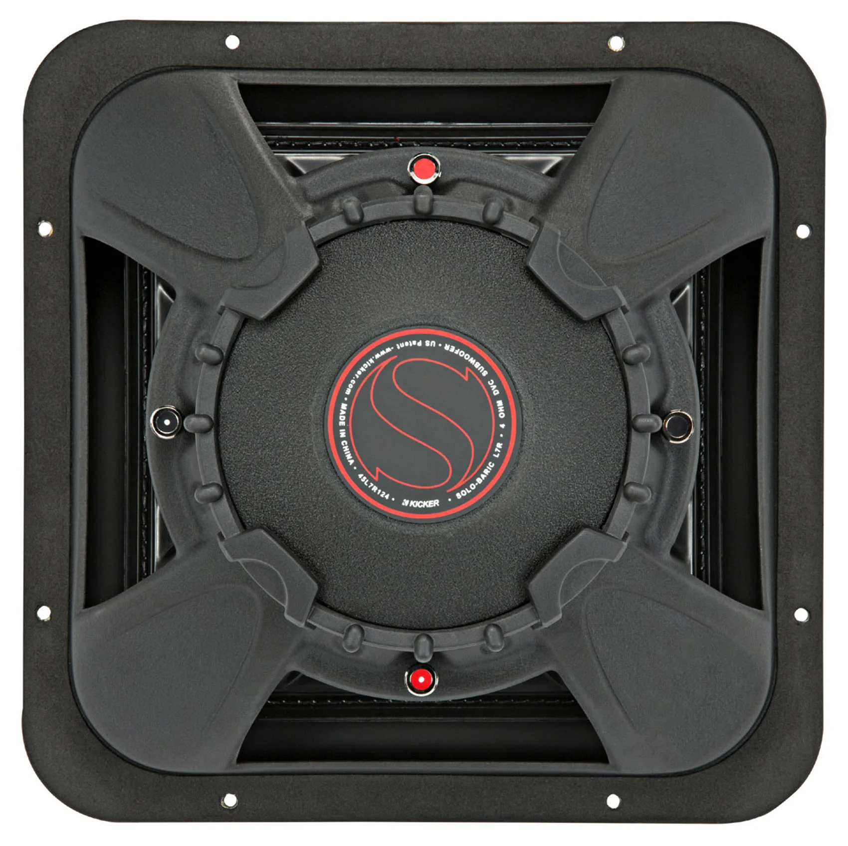 KICKER 45L7R124 12" 1200w L7R Subwoofer Solo-Baric L7R124+Vented Enclosure Box - Image 5