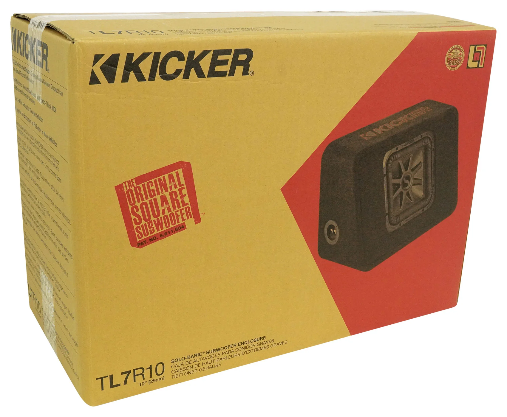 KICKER 45TL7R102 L7R 10" Subwoofer in Truck Box Sub Enclosure+Bluetooth Speaker - Image 12
