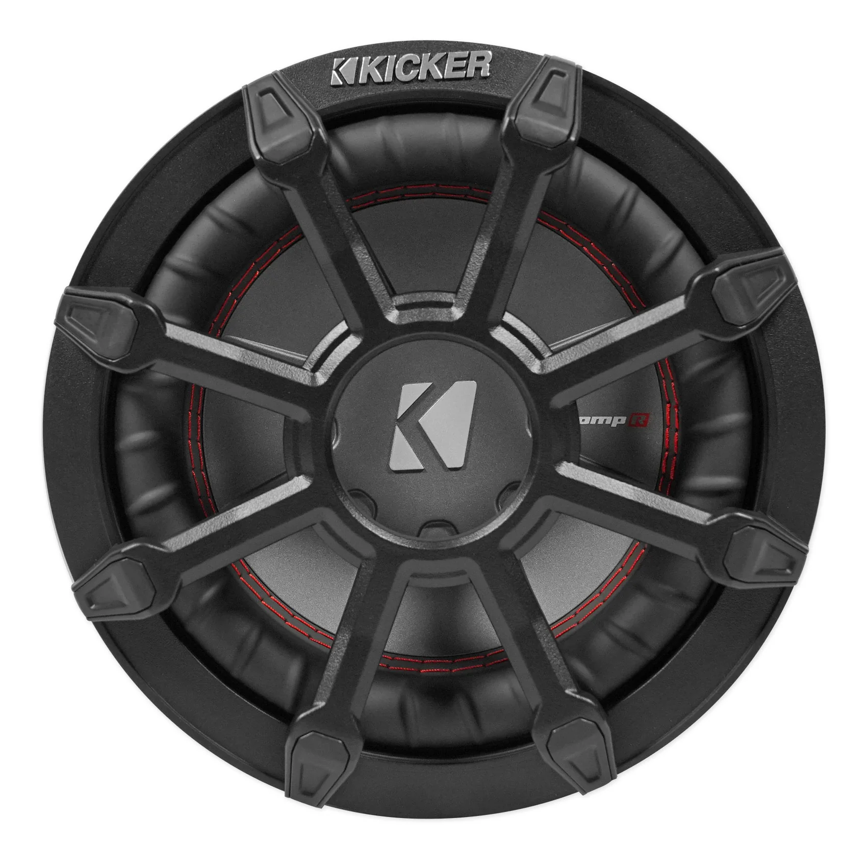 KICKER 46CWTB82 TB 8" 600w Marine Loaded Subwoofer Enclosure+Mono Amp+Wire Kit - Image 4