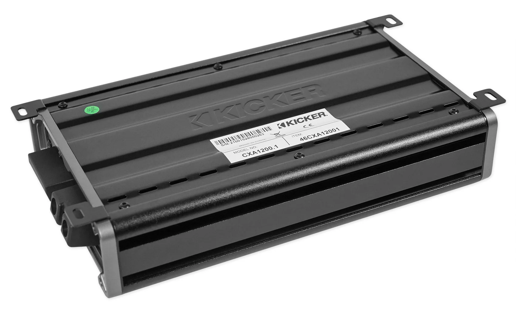 KICKER 46CXA12001 CXA1200.1 1200 Watt RMS Mono Class D Car Amplifier+Amp Kit - Image 4