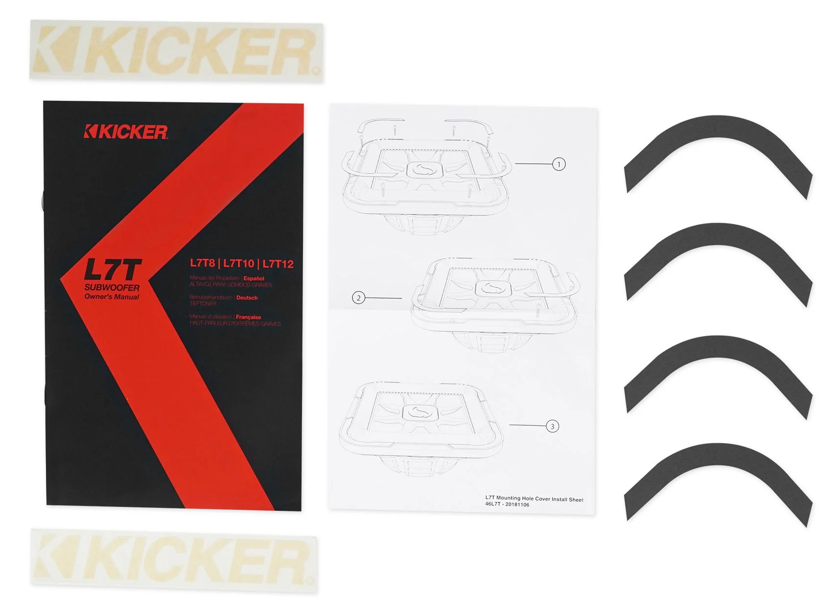 KICKER 46L7T84 8" 700 Watt L7T Car Subwoofer, Solo-Baric Sub L7T84 DVC 4-Ohm [Used] - Image 6