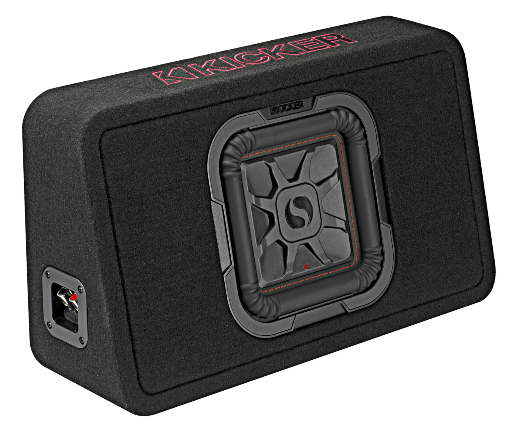 KICKER 46TL7T82 L7T 8" 350w Car Subwoofer Solo-Baric Sub in Slim Box+Amp+Wires - Image 3