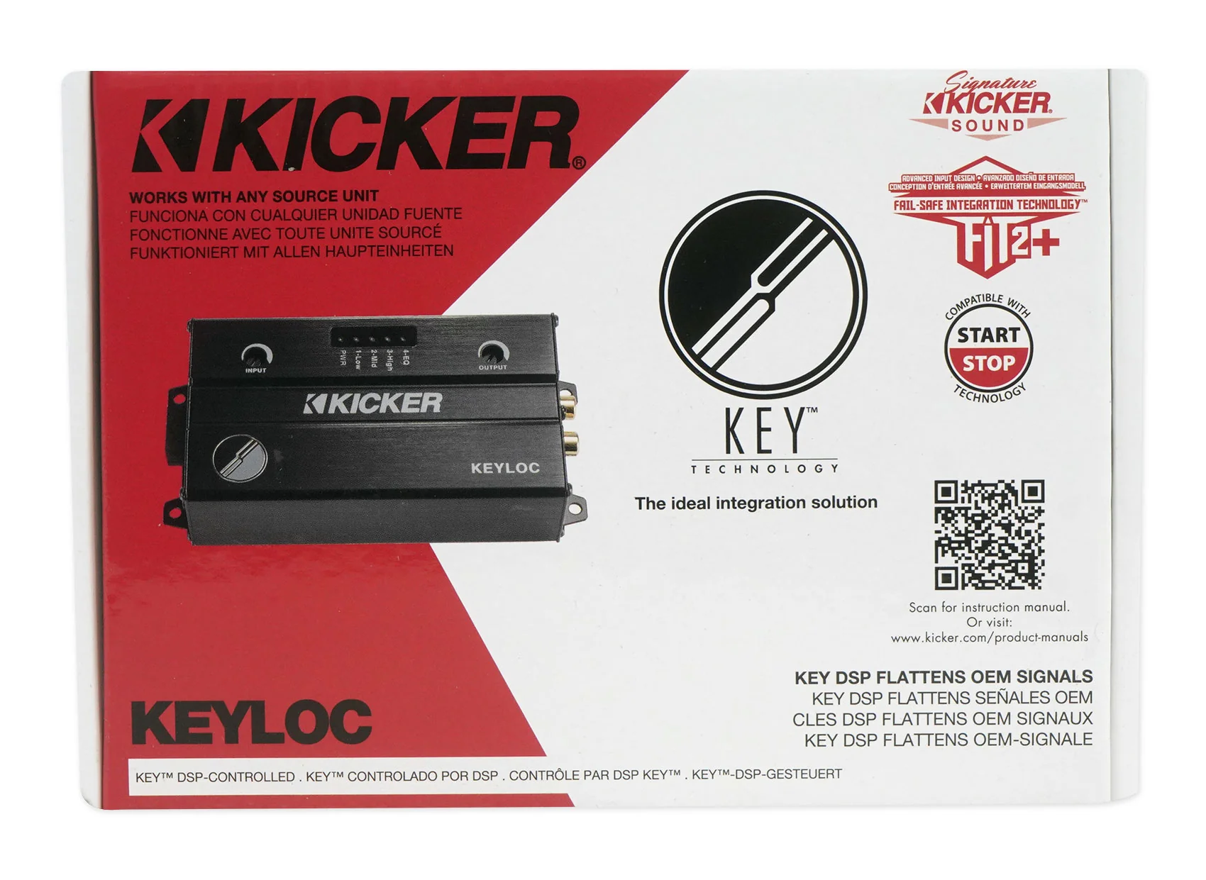 KICKER KEYLOC DSP Smart Powered Line-Out Converter 47KEYLOC+Bluetooth Speaker - Image 16