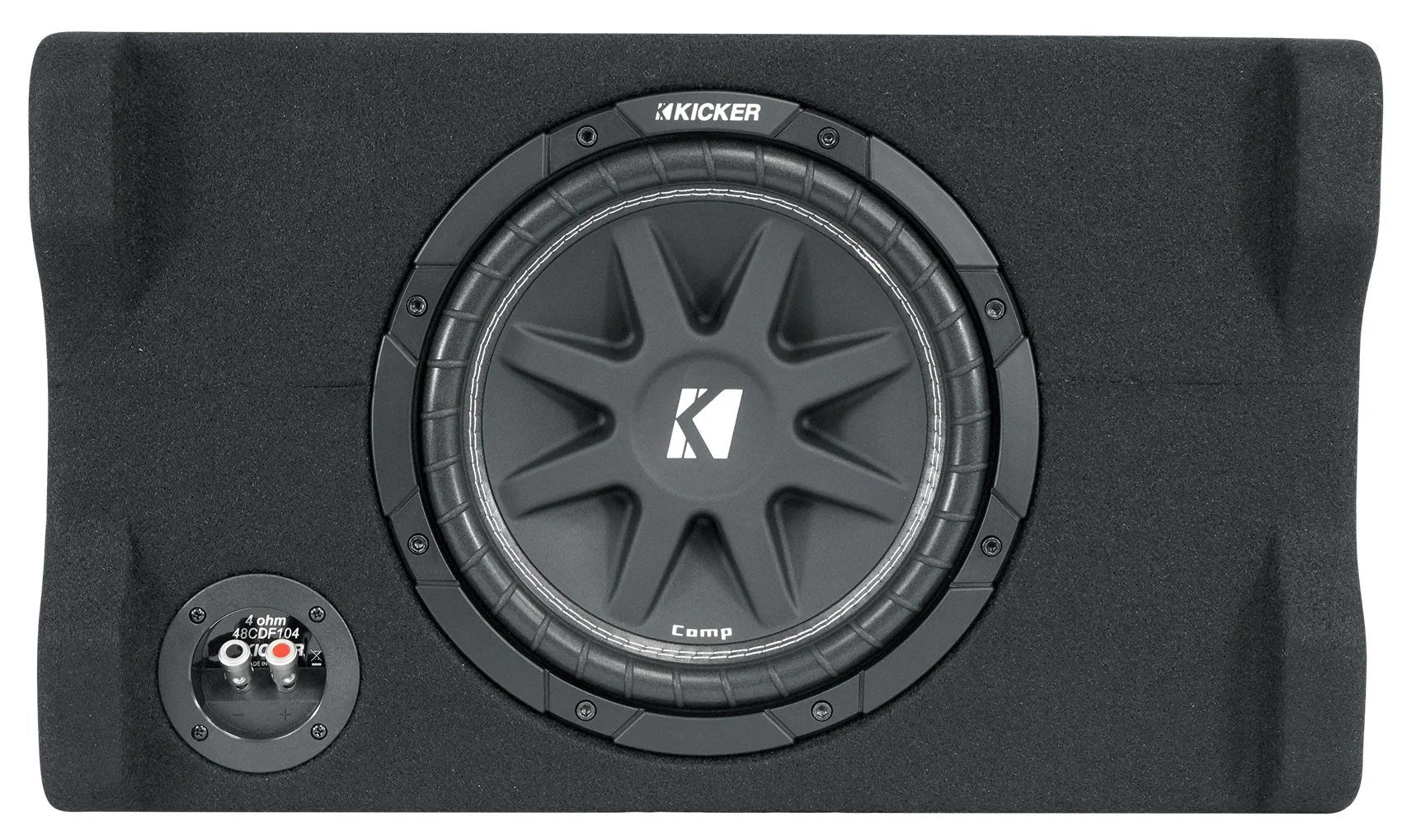 KICKER 48CDF104 Comp12 10" 300w Down Firing Car Subwoofer+Mono Amplifier+Amp Kit - Image 17