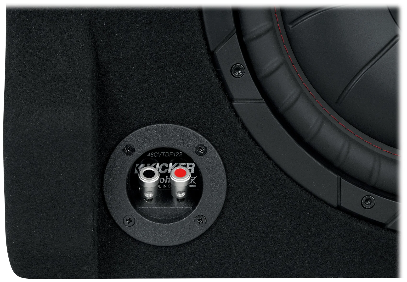 KICKER 48CVTDF122 CVTDF Down-Firing 12" 800w Subwoofer+Sub Box+Amplifier+Amp Kit - Image 23