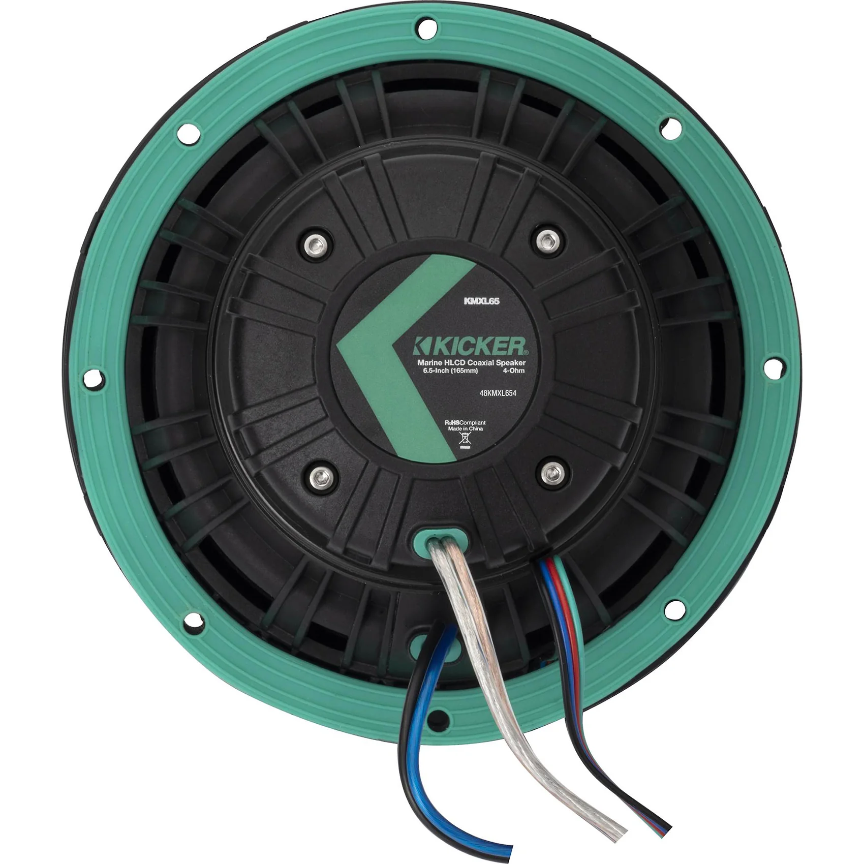 (2) KICKER 48KMXL654 300w 6.5" Marine Boat Speakers+2-Channel Amplifier+Amp Kit - Image 26