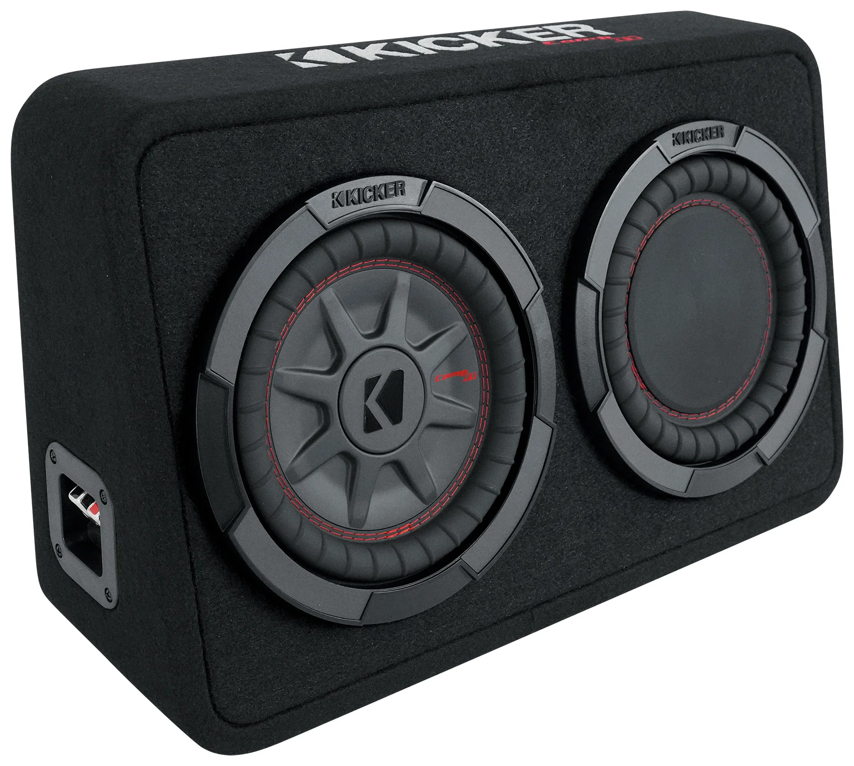 Kicker 48TCWRT82 COMPRT8 8" 600W Loaded Shallow Subwoofer+Mono Amplifier+Amp Kit - Image 16