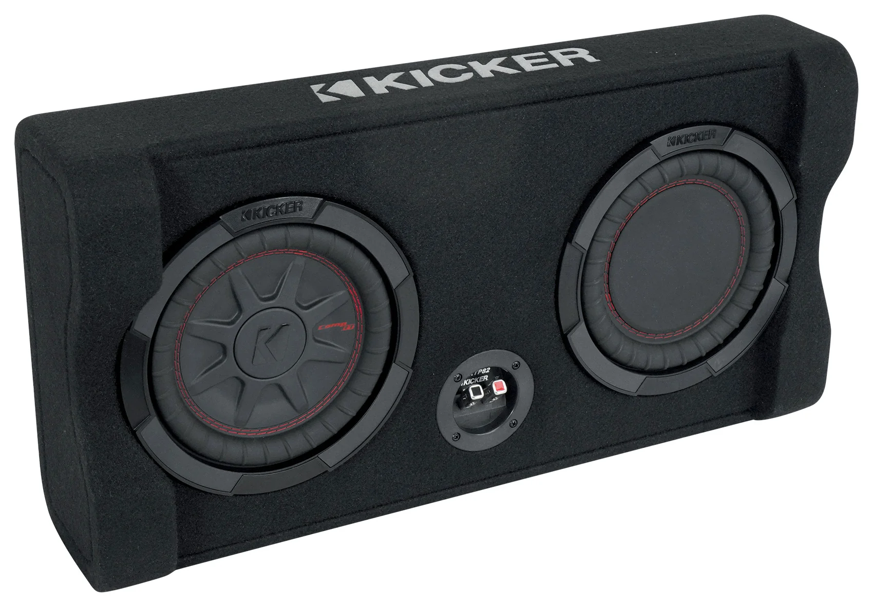 Kicker 48TRTP82 TRTP 8" Down Firing Subwoofer in Sub Enclosure+Amplifier+Amp Kit - Image 11