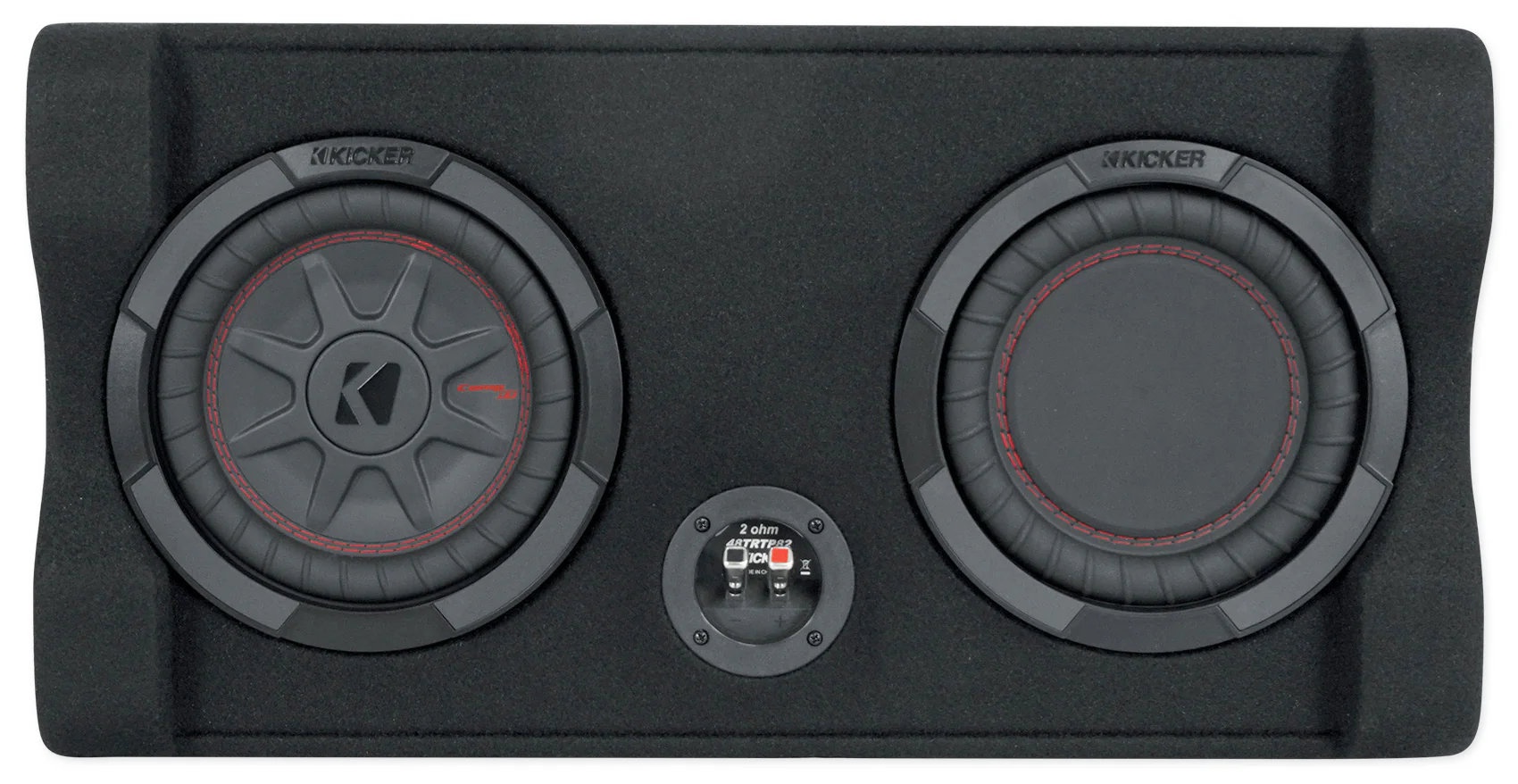 Kicker 48TRTP82 TRTP 8" Down Firing Subwoofer in Sub Enclosure+Amplifier+Amp Kit - Image 12