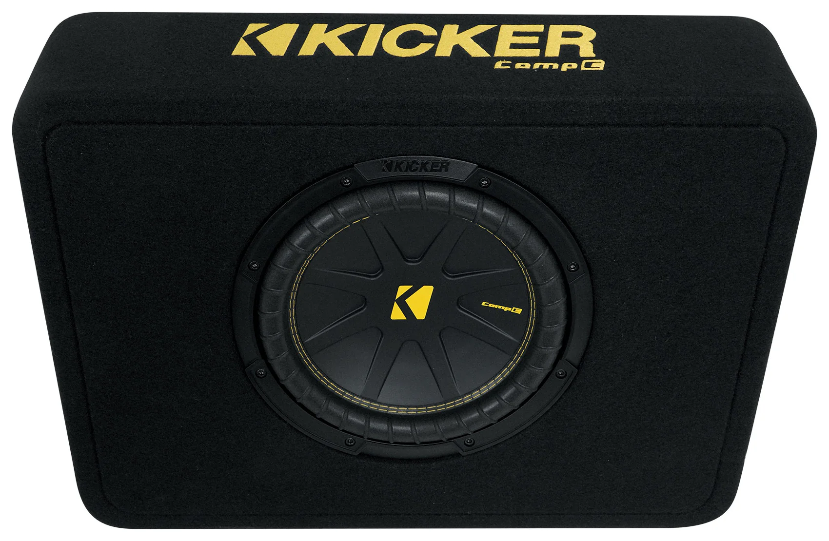 Kicker 50TCWC102 10" Subwoofer+Slim Shallow Sub Box+Amplifier+Amp Kit TCWC102 - Image 5