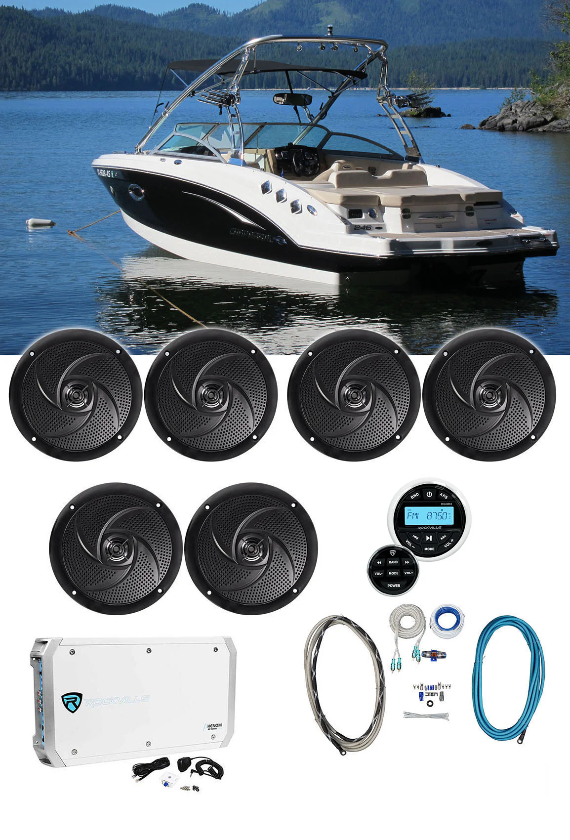 3-Pair RSM65B+RXM-S6+RGHR2 Boat