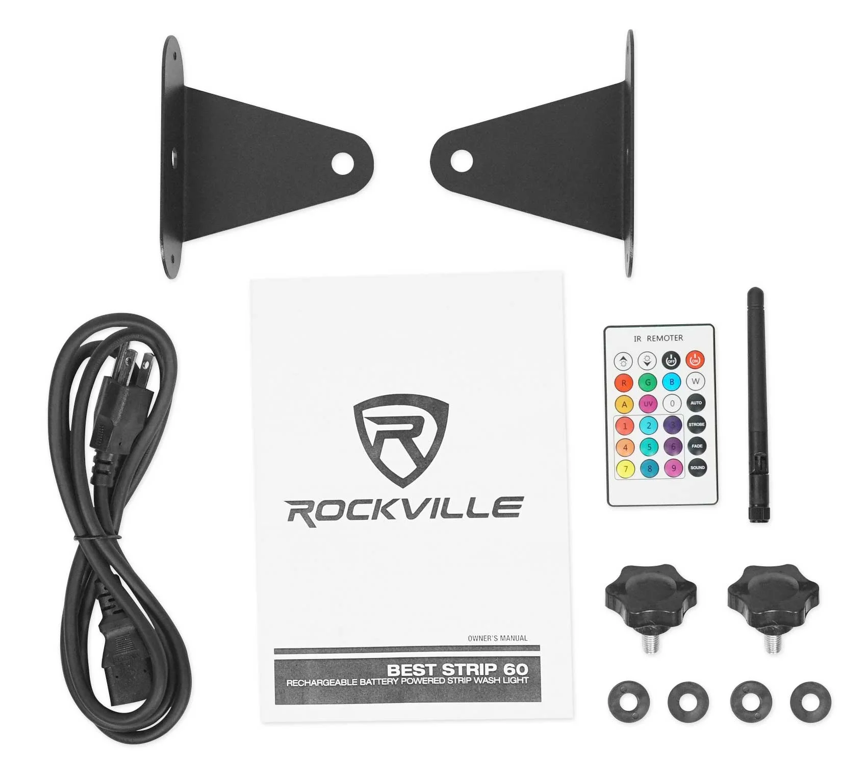 BEST STRIP 60 Black 8-Pack + ROCKFORCE W4 DMX Controller Bundle - Image 14