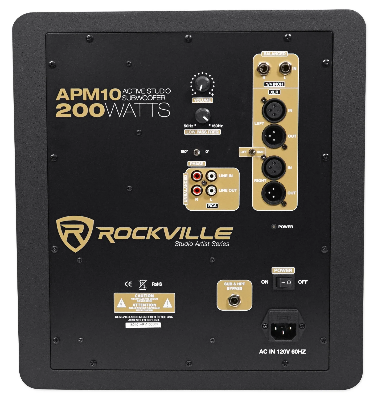 APM10B 10" Studio Subwoofer + ISO 10-12 Isolation Platform Bundle - Image 6