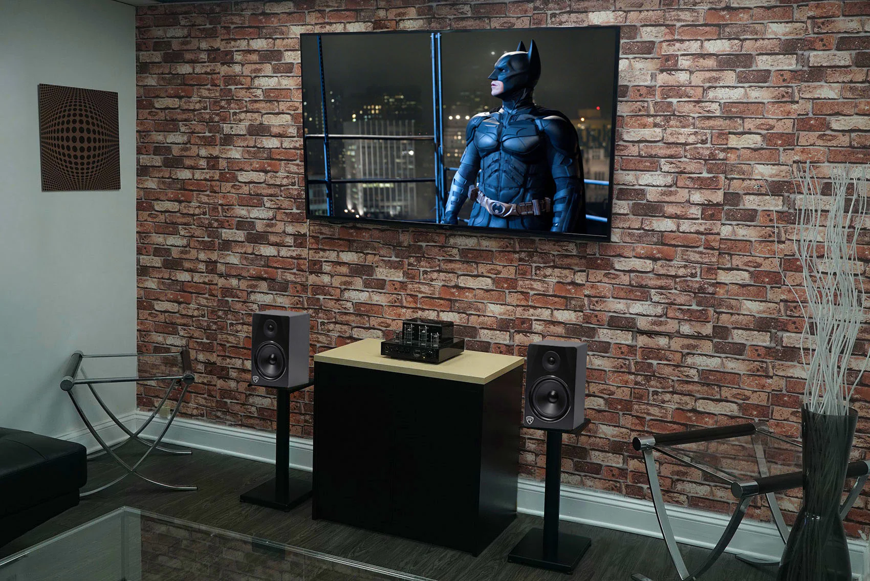 APM5B Black + RS21B 21" Speaker Stands Bundle - Image 3