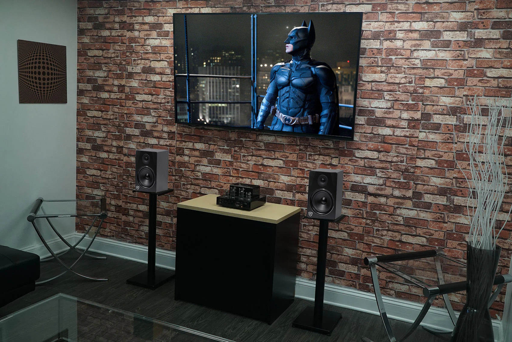APM5B Black + RS29B 29" Speaker Stands Bundle - Image 3