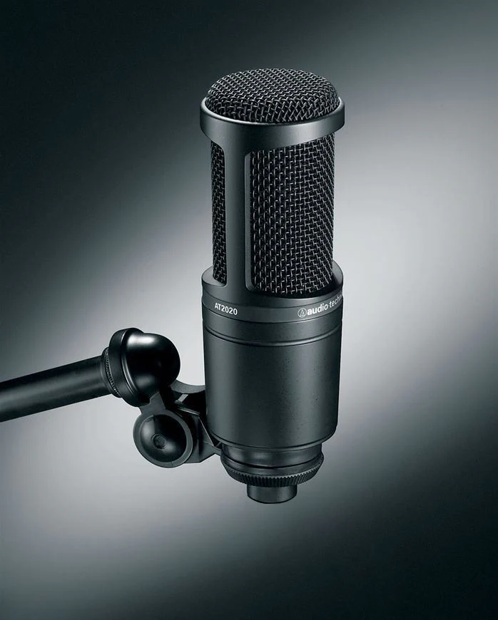 Audio Technica AT2020 Studio Recording Microphone+Pro Condenser Mic Boom Arm - Image 14