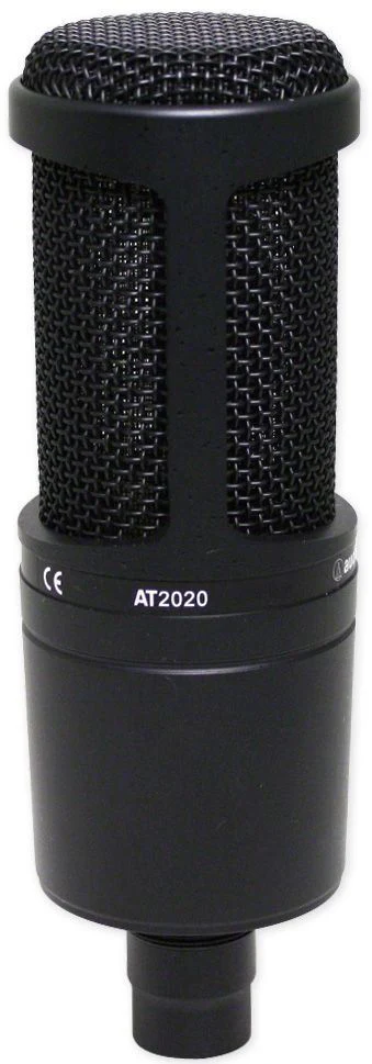 Audio Technica AT2020 Studio Recording Microphone Condenser Mic+Isolation Shield - Image 3