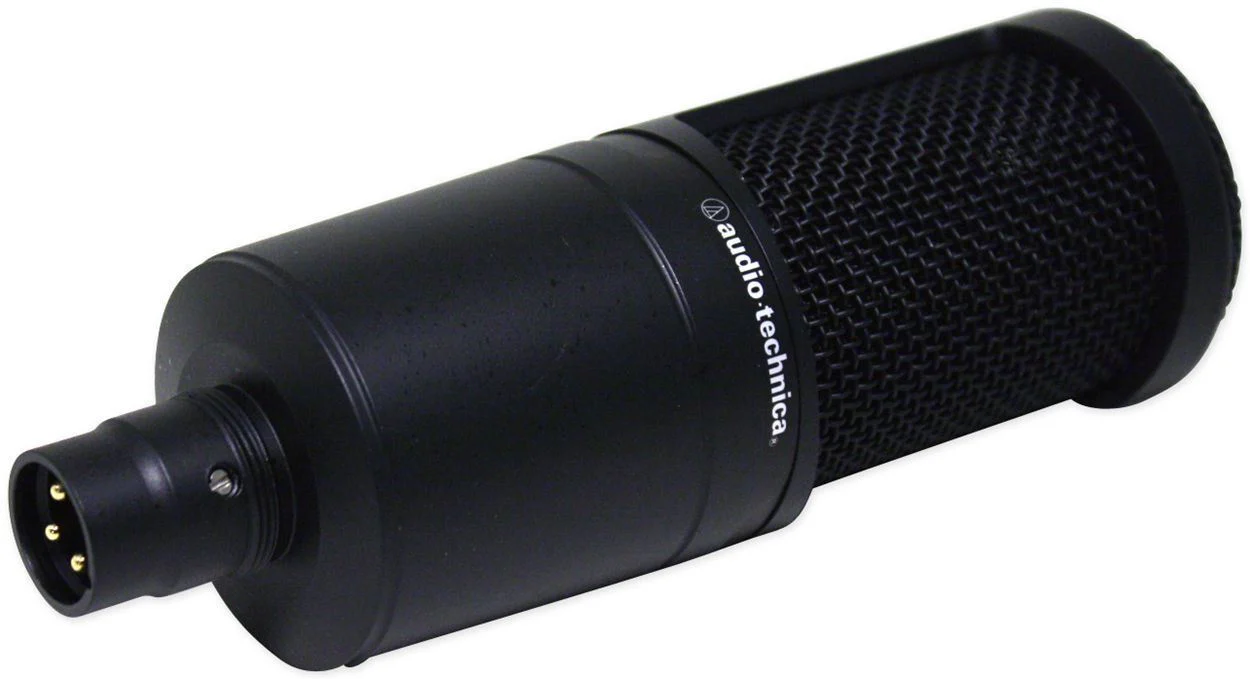 Audio Technica AT2020 Studio Recording Microphone Condenser Mic+Isolation Shield - Image 4