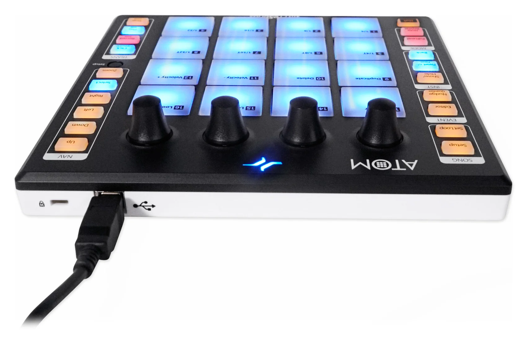PRESONUS ATOM 16 Pad USB MIDI RGB DJ Controller+Studio One Software+Headphones - Image 5