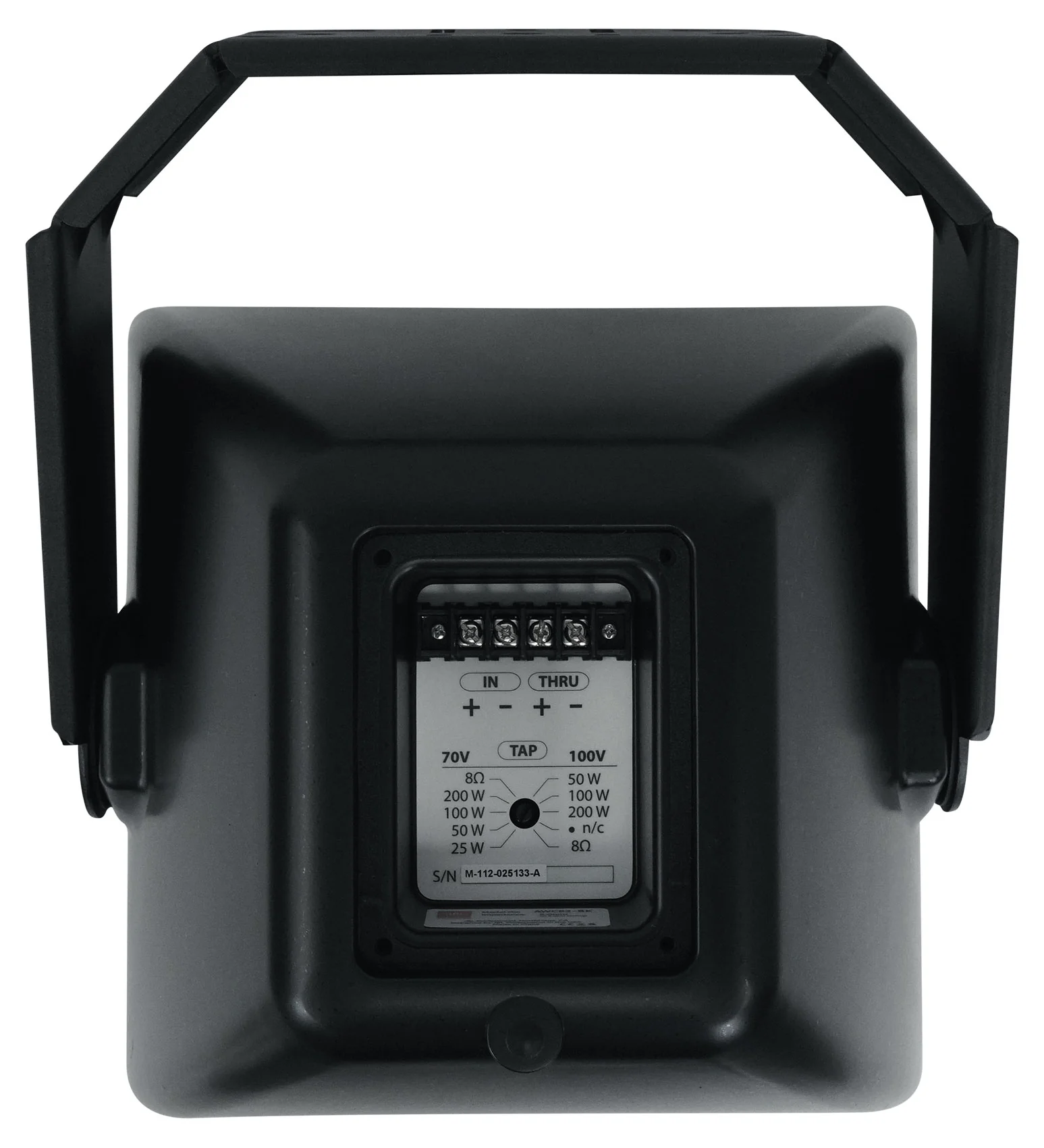 JBL AWC82-BK 8" 200w Black Indoor/Outdoor 70V Surface Mount Commercial Speaker [Open Box] - Image 5
