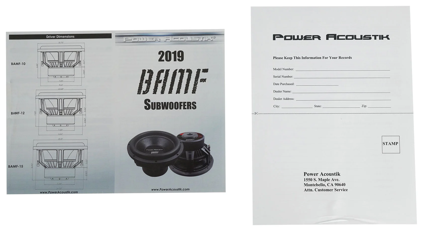 Power Acoustik BAMF-124 12" 3500w Car Audio Subwoofer+Sealed Sub Box Enclosure - Image 16