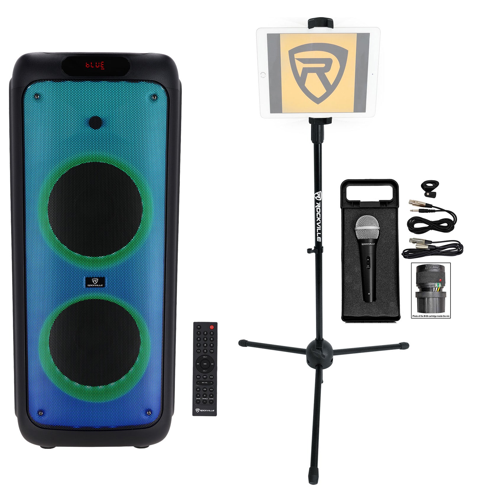 BASS PARTY 10+RMC-XLR+iStand 20 KAR