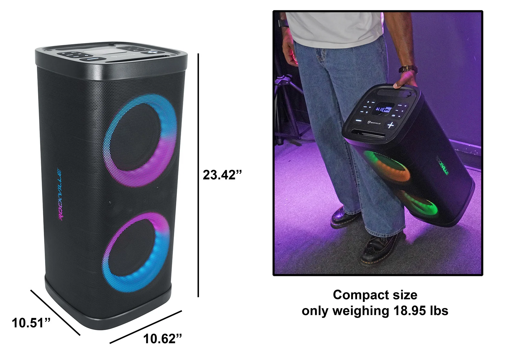 BASS PARTY 65 V2 Speaker + JBL Wireless Microphones Bundle - Image 4