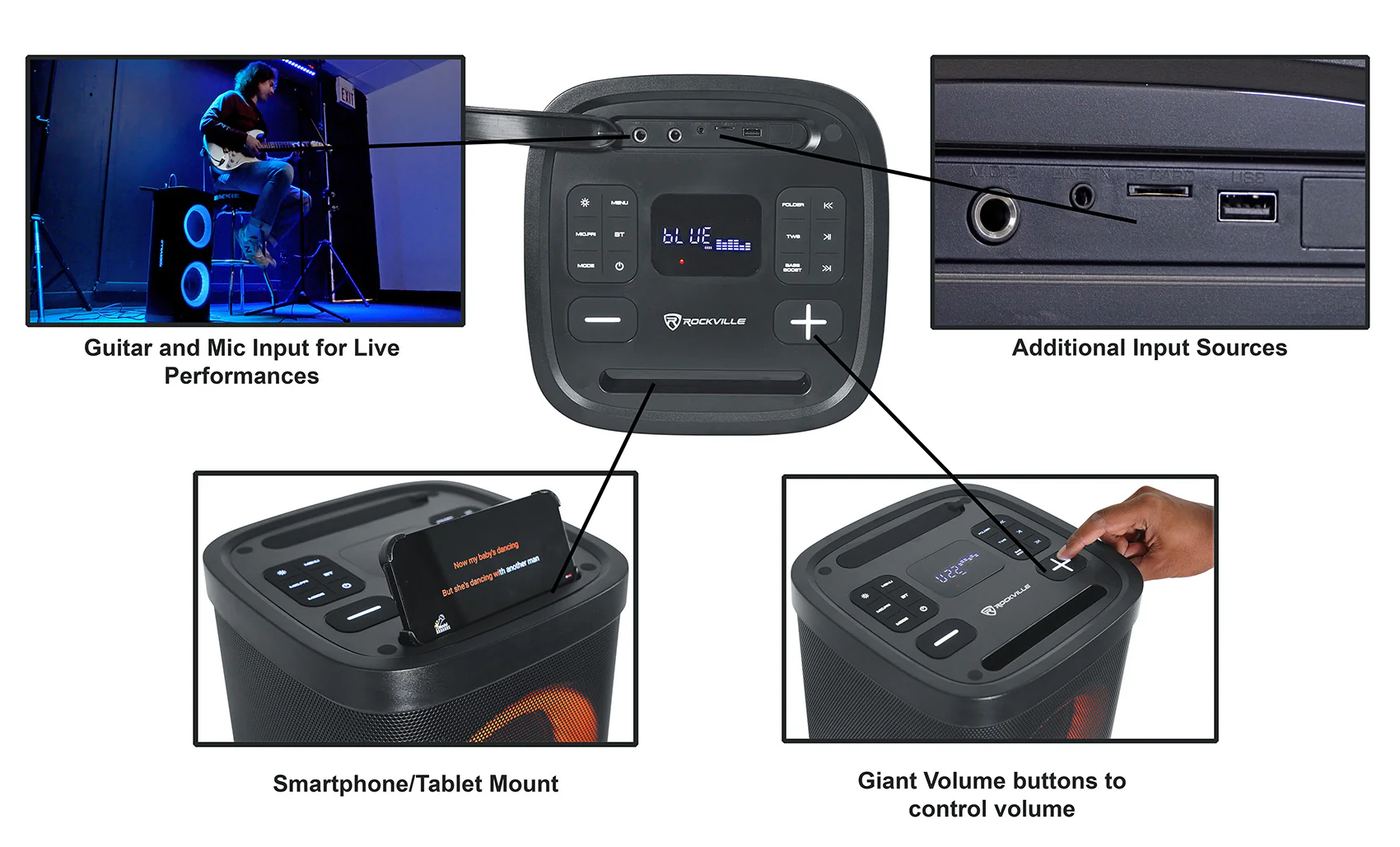 BASS PARTY 65 V2 Speaker + JBL Wireless Microphones Bundle - Image 6