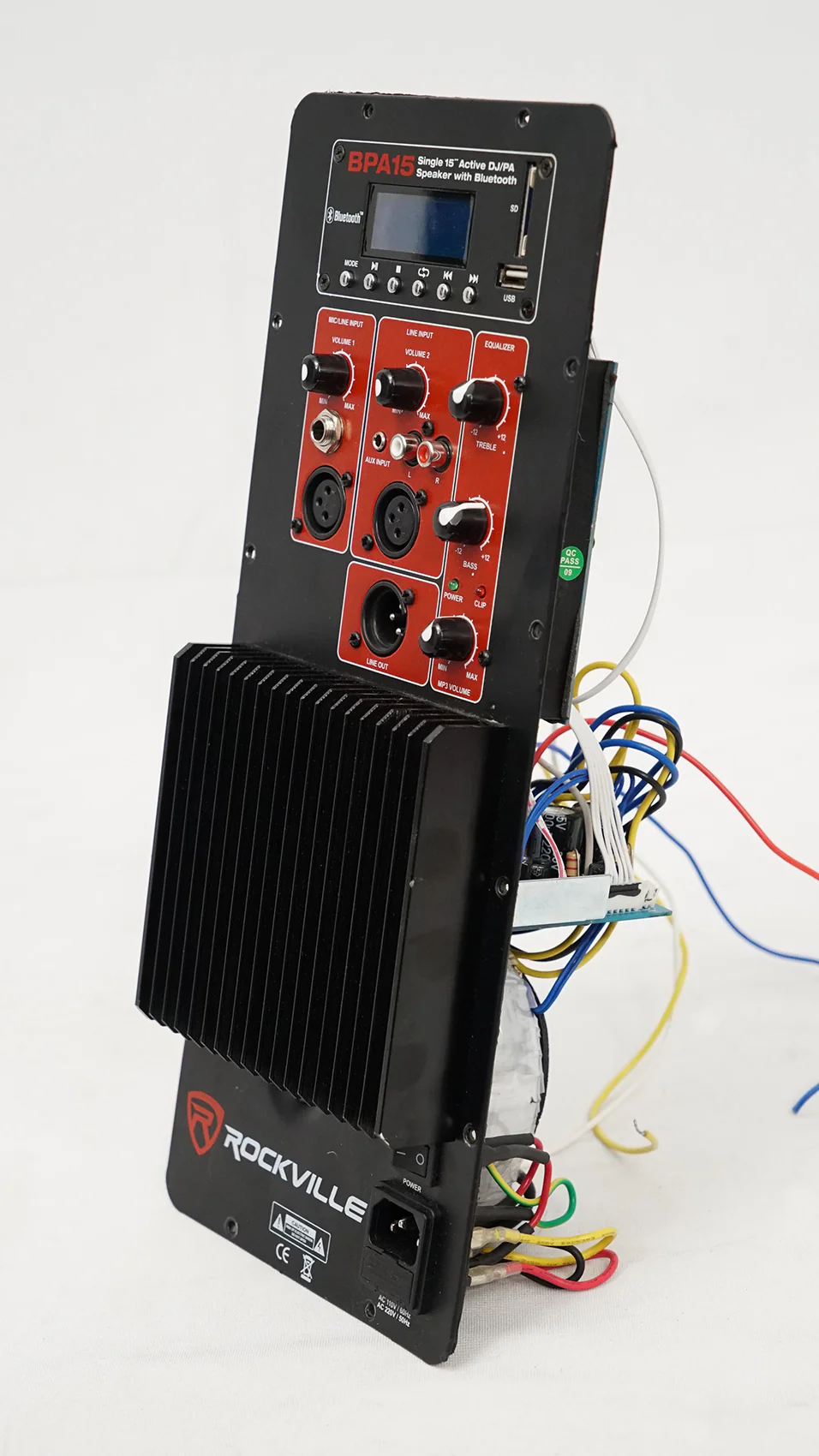 200 Watt RMS Pro Audio Powered Speaker Amplifier Plate Module with Bluetooth+XLR for BPA15 - Image 2